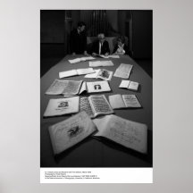 El Dr. Jonas y estudiantes, marzo de 1966, por Ans Posters