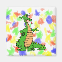 el dragón amistoso distribuye .png iman para frigorífico