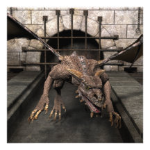 El dragón del callejón sin salida está buscando un arte fotografico
