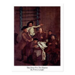 El drenaje para el cazador de Pietro Longhi Postales
