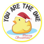 El duckie de goma usted es el un sello del regalo  pegatinas
