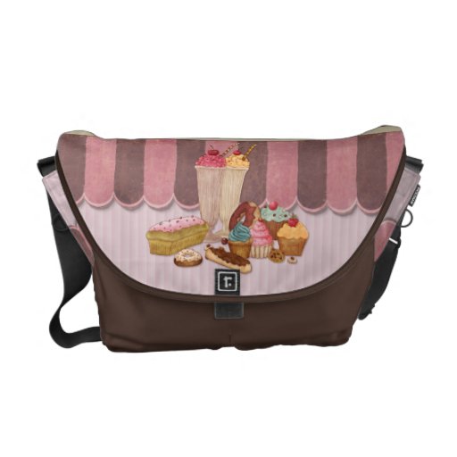 El dulce trata el Patisserie Bolsa De Mensajeria