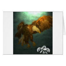 el eagle__Painting Felicitación
