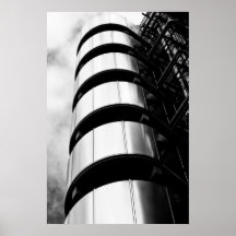 El edificio Londres de Lloyd Poster