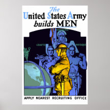 El ejército construye a hombres posters