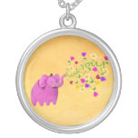 El elefante rosado lindo le agradece joyerias personalizadas