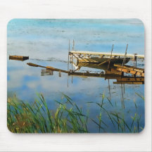 El embarcadero Mousepad Tapetes De Ratones