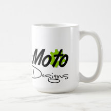 El Embrague-Moto diseña la taza "logotipo "