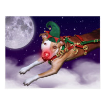 El empleado de Santa del mes Postales