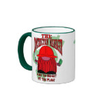El encargado de la construcción taza de café