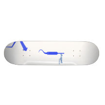 El enchufe - azul patineta personalizada