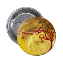 El engranaje minimalista del arte del ÁRBOL ROJO T Pin