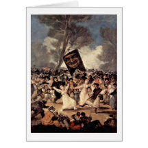 El entierro del Sardina de Francisco De Goya Tarjetón