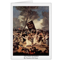 El entierro del Sardina de Francisco De Goya Tarjetón