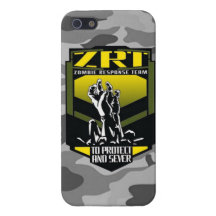El equipo de la respuesta del zombi guarda calma y iPhone 5 carcasas