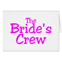 El equipo de las novias (rosa) felicitaciones