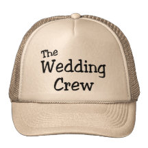 El equipo del boda gorro de camionero