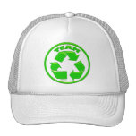 El equipo recicla los gorras