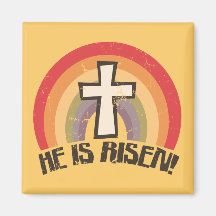 Él es Pascua religiosa subida Imán De Frigorifico
