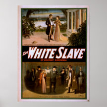 El esclavo blanco de Bartley Campbell Poster
