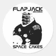 El espacio del Flapjack apelmaza al pegatina