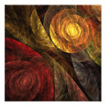 El espiral de la impresión de la foto del arte abs