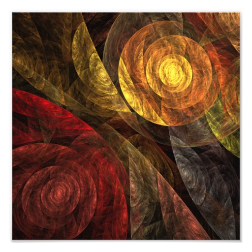 El espiral de la impresión de la foto del arte abs