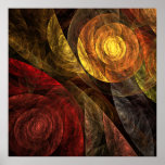 El espiral de la impresión del arte abstracto de l posters