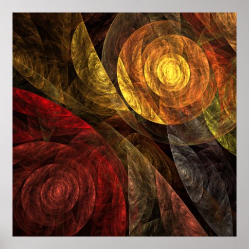 El espiral de la impresión del arte abstracto de l posters