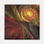El espiral del imán del cuadrado del arte abstract