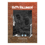 El esqueleto de Halloween parte la tarjeta de la f Invitacion Personalizada