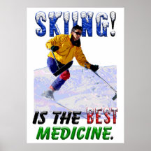 El esquí es la mejor medicina impresiones