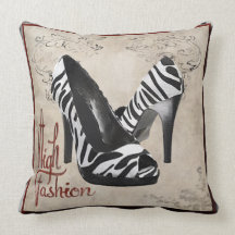 El estampado de zebra calza la almohada, Copyright