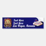 El estilo del casino de Vegas ve por favor notas Etiqueta De Parachoque