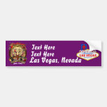El estilo del casino de Vegas ve por favor notas Etiqueta De Parachoque