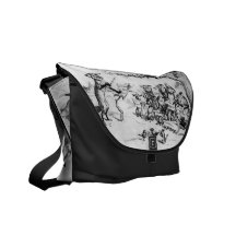 El estribillo de J.S. Pughe - animales divertidos Bolsa Messenger