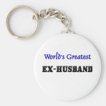 El exmarido más grande del mundo llavero personalizado