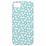 El extracto azul tiffany moderno remolina modelo iPhone 5 Case-Mate protectores