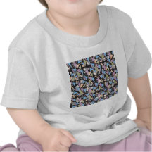 El extracto forma el collage camiseta