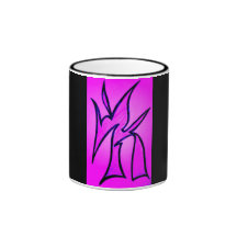 el extracto rosado deign taza