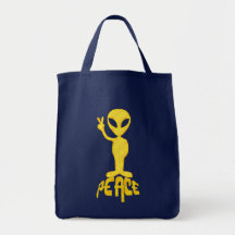 El extranjero amarillo de la paz bolsas