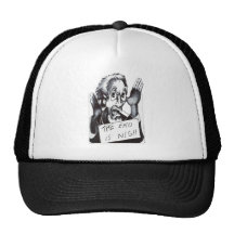 El extremo está cerca gorros  