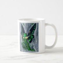 El Faerie verde por el amanecer Obrecht Taza