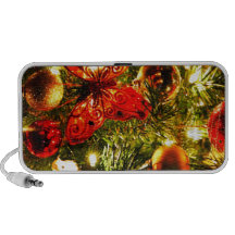 El feliz árbol del día de fiesta del navidad adorn mp3 altavoces