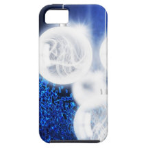 El feliz árbol del día de fiesta del navidad adorn iPhone 5 Case-Mate carcasas