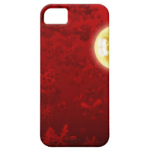 El feliz árbol del día de fiesta del navidad adorn iPhone 5 Case-Mate protectores