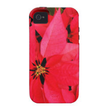 El feliz árbol del día de fiesta del navidad adorn iPhone 4 fundas