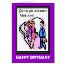El feliz cumpleaños, así que usted consiguieron pr tarjeta