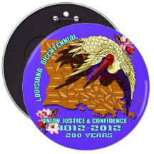 El fiesta bicentenario del carnaval de Luisiana co Pins