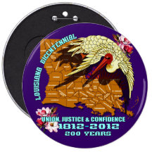 El fiesta bicentenario del carnaval de Luisiana co Pin